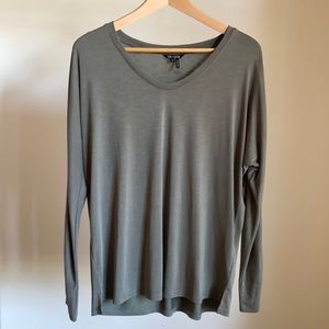 Nordstrom Nic + Zoe Army Green Long Sleeve Size Small
